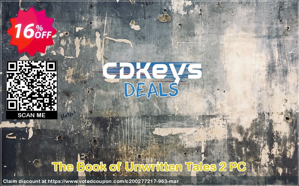 The Book of Unwritten Tales 2 PC Coupon Code May 2024, 16% OFF - VotedCoupon