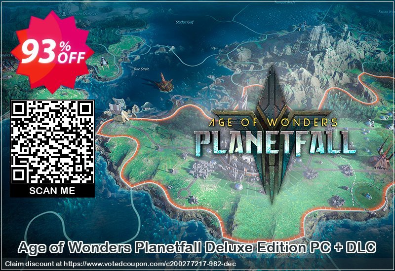 Age of Wonders Planetfall Deluxe Edition PC + DLC Coupon, discount Age of Wonders Planetfall Deluxe Edition PC + DLC Deal. Promotion: Age of Wonders Planetfall Deluxe Edition PC + DLC Exclusive offer 