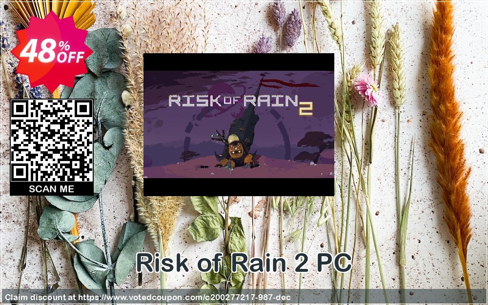 Risk of Rain 2 PC Coupon, discount Risk of Rain 2 PC Deal. Promotion: Risk of Rain 2 PC Exclusive offer 