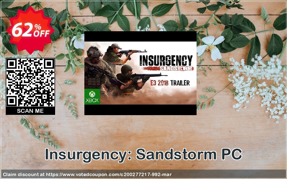 Insurgency: Sandstorm PC Coupon, discount Insurgency: Sandstorm PC Deal. Promotion: Insurgency: Sandstorm PC Exclusive offer 