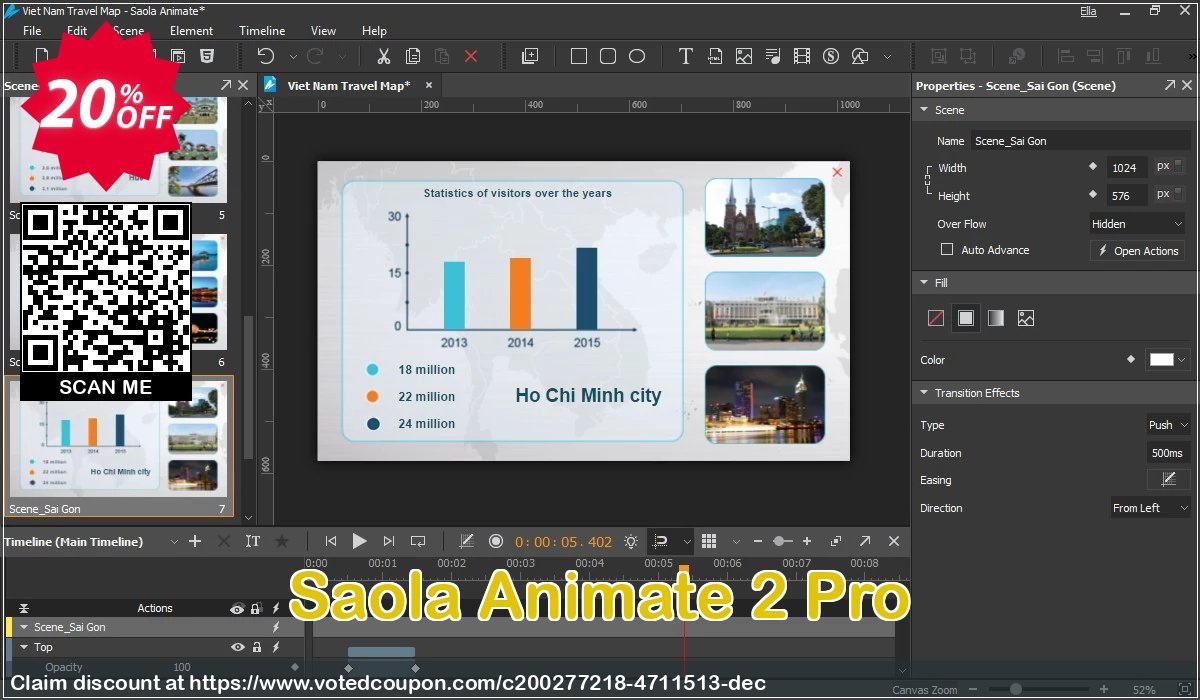 Saola Animate 2 Pro Coupon, discount Saola Animate 2 Pro Special discounts code 2023. Promotion: Special discounts code of Saola Animate 2 Pro 2023