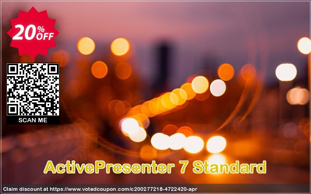 ActivePresenter 7 Standard Coupon Code Apr 2024, 20% OFF - VotedCoupon