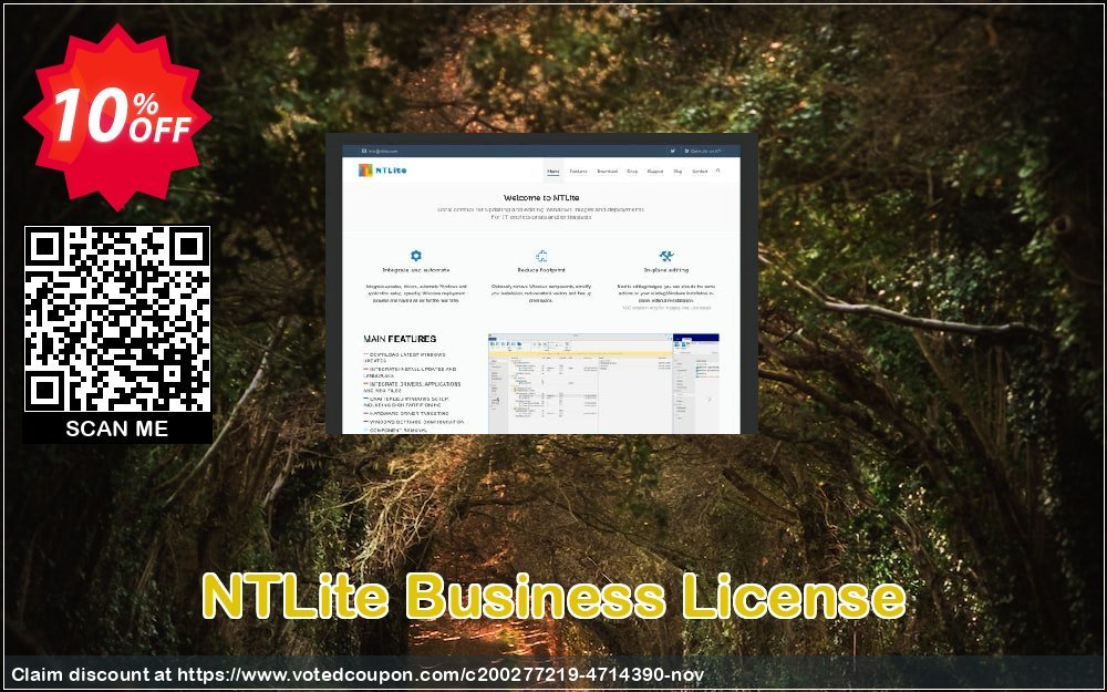 NTLite Business Plan Coupon, discount NTLite Business License Awesome discounts code 2023. Promotion: Awesome discounts code of NTLite Business License 2023