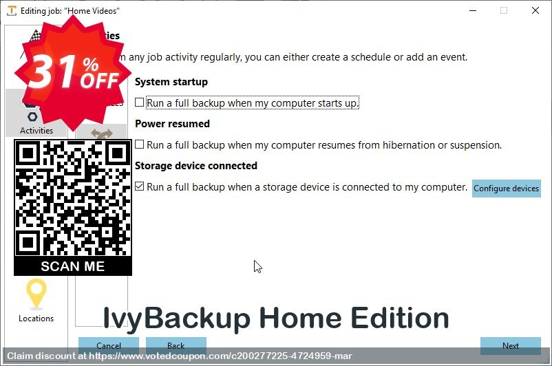 IvyBackup Home Edition Coupon, discount 30% OFF IvyBackup Home Edition Dec 2024. Promotion: Dreaded promotions code of IvyBackup Home Edition, tested in December 2024