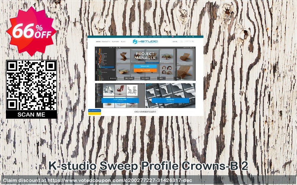 K-studio Sweep Profile Crowns-B 2 Coupon, discount Sweep Profile Crowns-B 2 Exclusive discounts code 2024. Promotion: Exclusive discounts code of Sweep Profile Crowns-B 2 2024