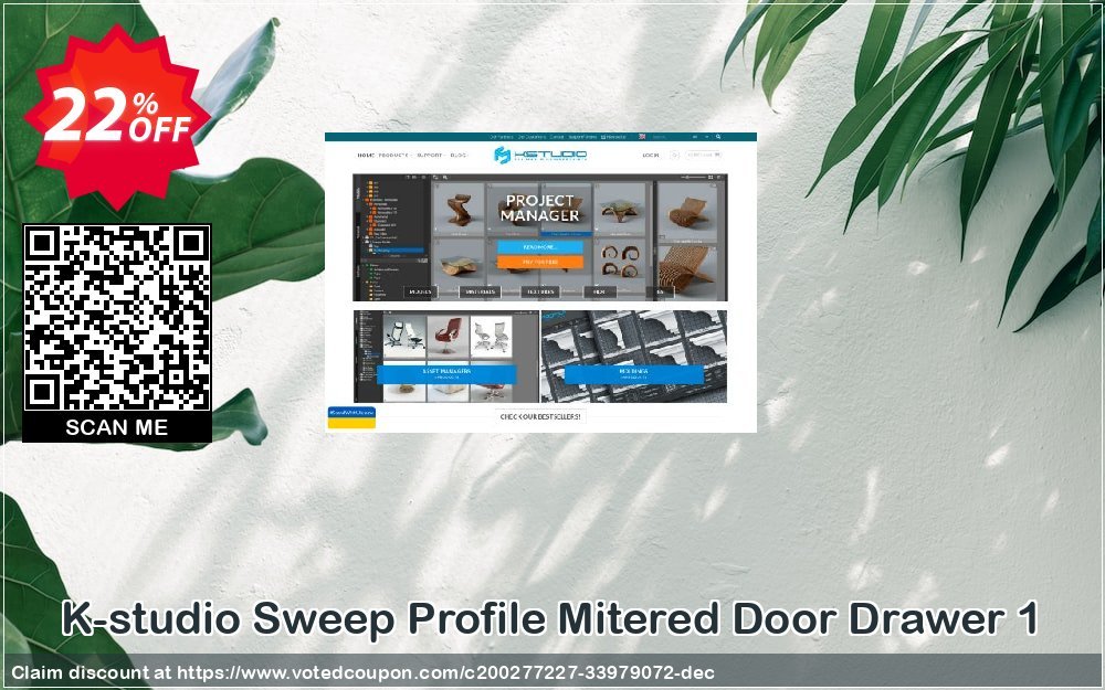 K-studio Sweep Profile Mitered Door Drawer 1 Coupon Code Apr 2024, 22% OFF - VotedCoupon