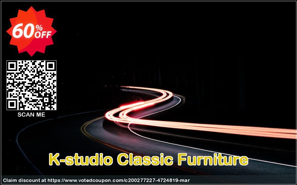 K-studio Classic Furniture Coupon, discount Spring Sale. Promotion: Dreaded promo code of Classic Furniture 2024