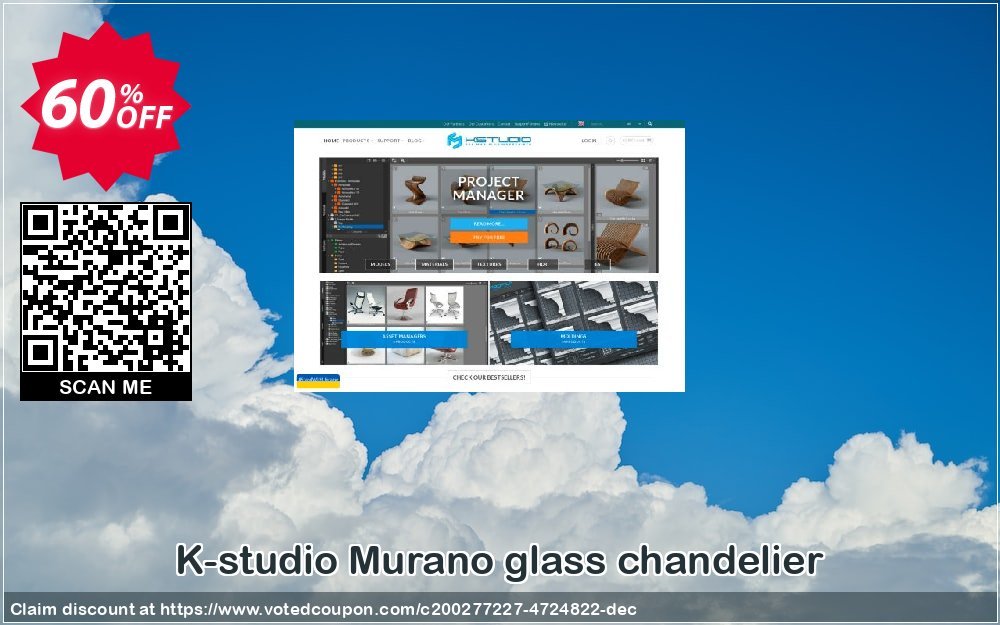 K-studio Murano glass chandelier Coupon Code Jun 2024, 60% OFF - VotedCoupon