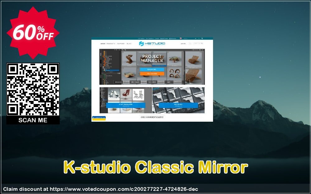 K-studio Classic Mirror Coupon, discount Spring Sale. Promotion: Super promo code of Classic Mirror 2024