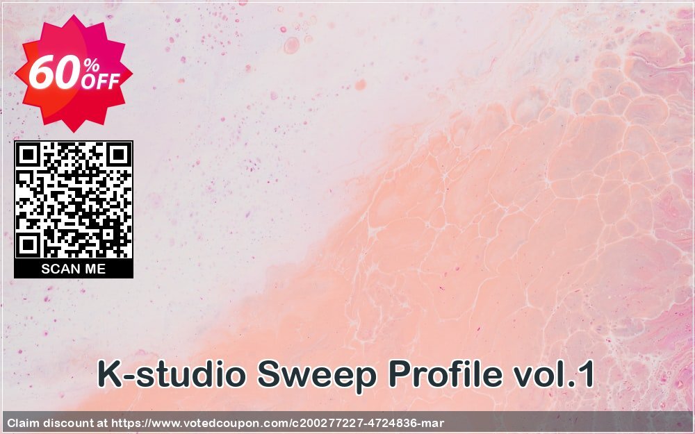 K-studio Sweep Profile vol.1 Coupon Code May 2024, 60% OFF - VotedCoupon