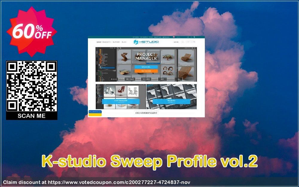 K-studio Sweep Profile vol.2 Coupon, discount Spring Sale. Promotion: Imposing deals code of Sweep Profile vol.2 2023