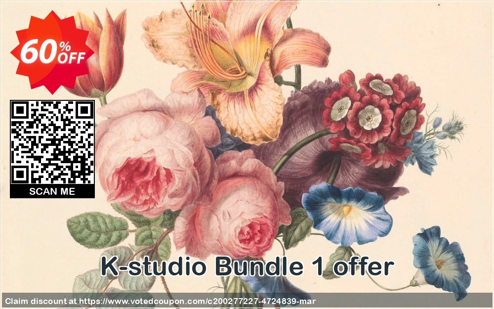 K-studio Bundle 1 offer Coupon Code Apr 2024, 60% OFF - VotedCoupon