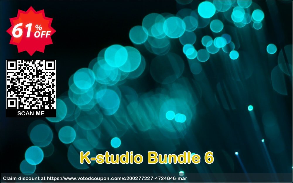 K-studio Bundle 6 Coupon, discount Spring Sale. Promotion: Awful discount code of K-studio Bundle 6 2024