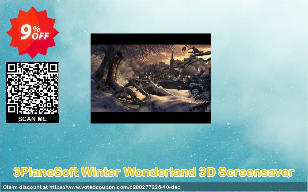 3PlaneSoft Winter Wonderland 3D Screensaver