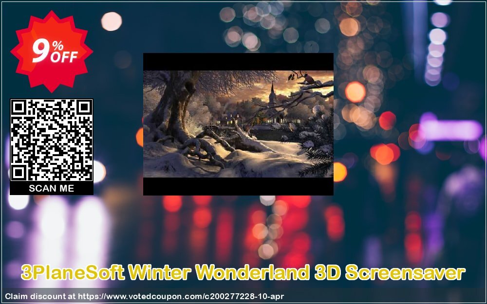 3PlaneSoft Winter Wonderland 3D Screensaver Coupon Code May 2024, 9% OFF - VotedCoupon