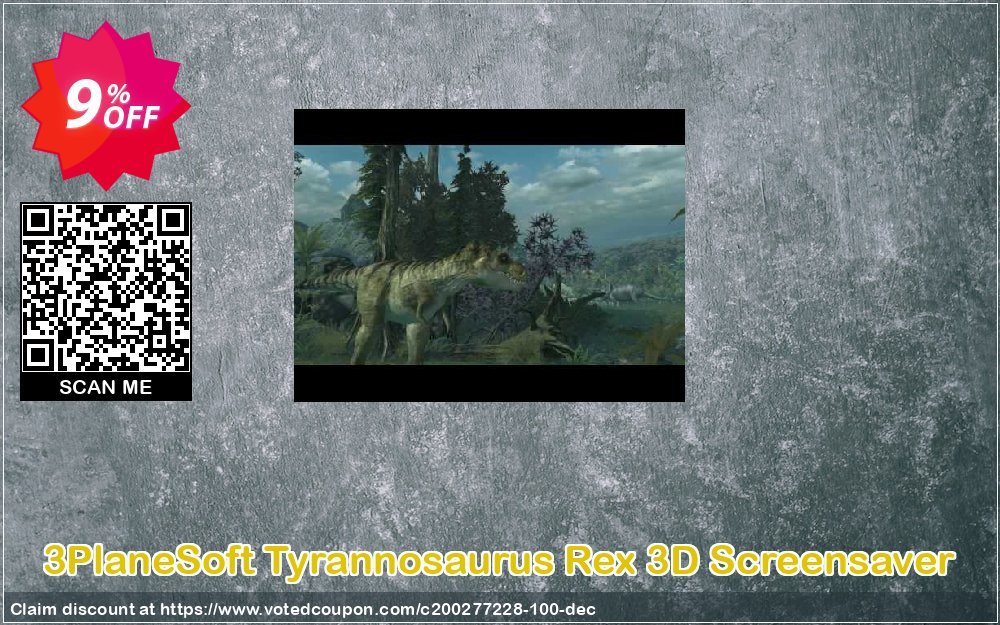 3PlaneSoft Tyrannosaurus Rex 3D Screensaver Coupon, discount 3PlaneSoft Tyrannosaurus Rex 3D Screensaver Coupon. Promotion: 3PlaneSoft Tyrannosaurus Rex 3D Screensaver offer discount