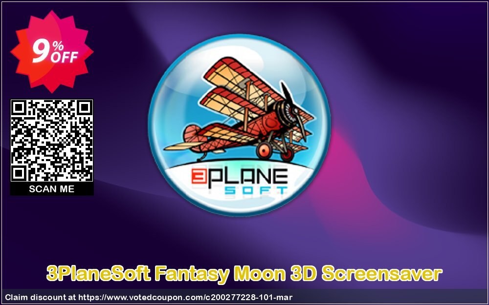 3PlaneSoft Fantasy Moon 3D Screensaver Coupon Code Apr 2024, 9% OFF - VotedCoupon