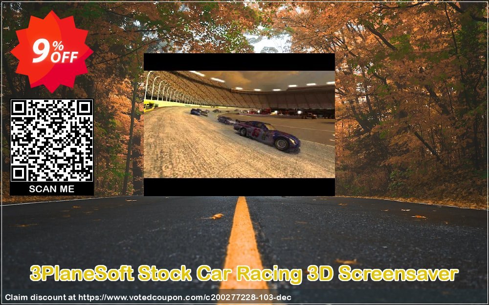 3PlaneSoft Stock Car Racing 3D Screensaver Coupon, discount 3PlaneSoft Stock Car Racing 3D Screensaver Coupon. Promotion: 3PlaneSoft Stock Car Racing 3D Screensaver offer discount