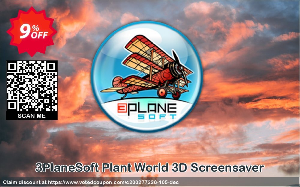 3PlaneSoft Plant World 3D Screensaver Coupon, discount 3PlaneSoft Plant World 3D Screensaver Coupon. Promotion: 3PlaneSoft Plant World 3D Screensaver offer discount