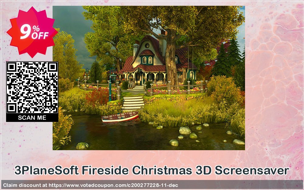 3PlaneSoft Fireside Christmas 3D Screensaver Coupon Code May 2024, 9% OFF - VotedCoupon