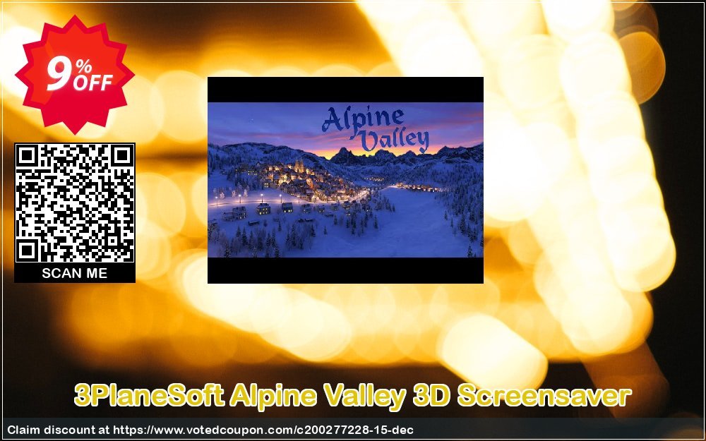 3PlaneSoft Alpine Valley 3D Screensaver Coupon, discount 3PlaneSoft Alpine Valley 3D Screensaver Coupon. Promotion: 3PlaneSoft Alpine Valley 3D Screensaver offer discount