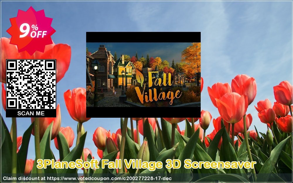 3PlaneSoft Fall Village 3D Screensaver