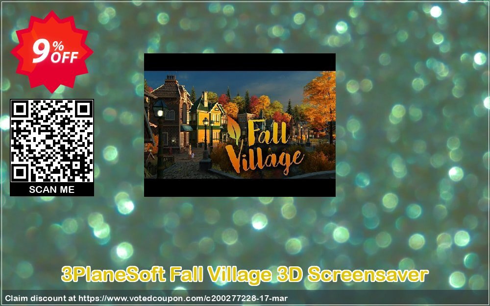 3PlaneSoft Fall Village 3D Screensaver Coupon Code May 2024, 9% OFF - VotedCoupon