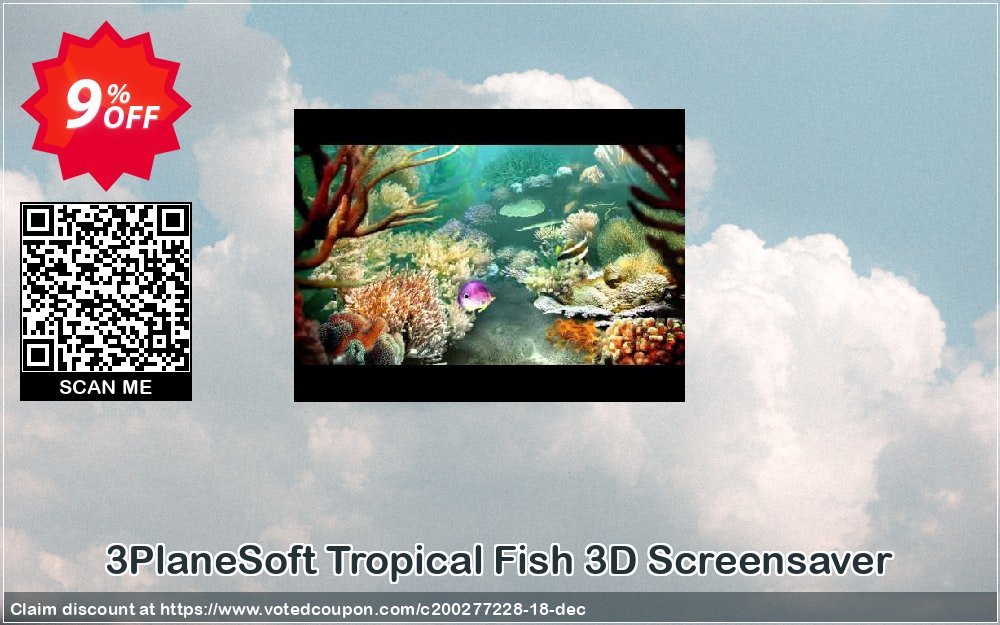 3PlaneSoft Tropical Fish 3D Screensaver Coupon, discount 3PlaneSoft Tropical Fish 3D Screensaver Coupon. Promotion: 3PlaneSoft Tropical Fish 3D Screensaver offer discount