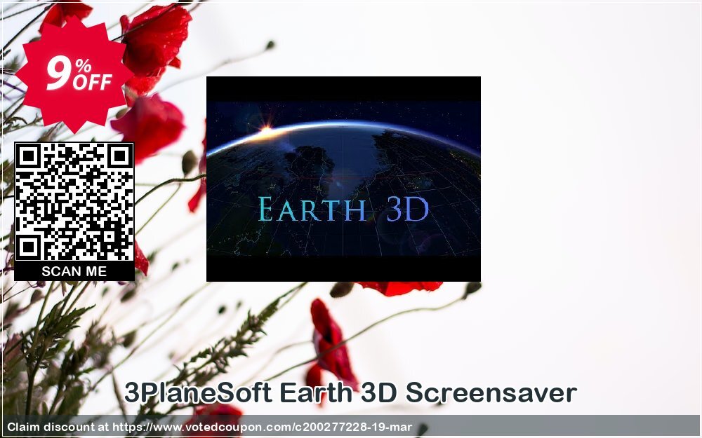 3PlaneSoft Earth 3D Screensaver Coupon Code Apr 2024, 9% OFF - VotedCoupon