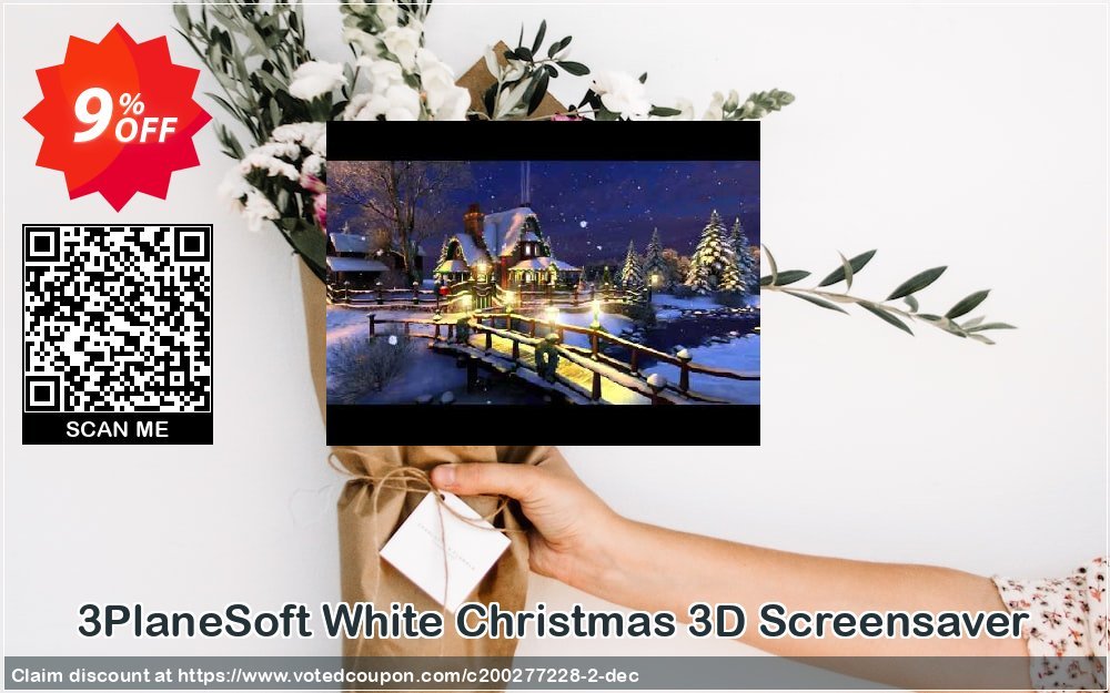 3PlaneSoft White Christmas 3D Screensaver Coupon, discount 3PlaneSoft White Christmas 3D Screensaver Coupon. Promotion: 3PlaneSoft White Christmas 3D Screensaver offer discount