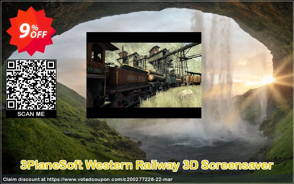 3PlaneSoft Western Railway 3D Screensaver