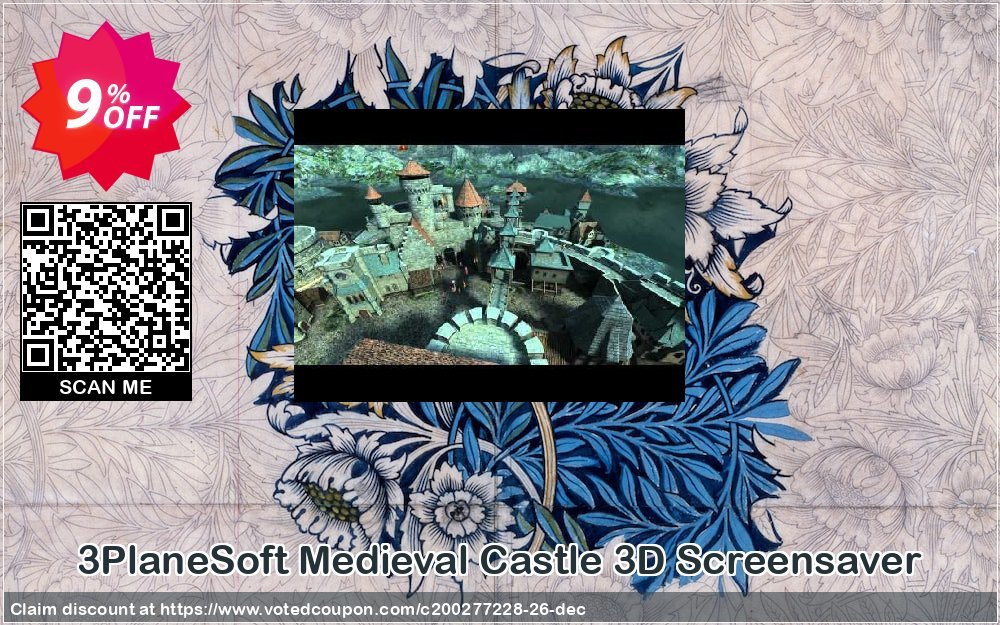 3PlaneSoft Medieval Castle 3D Screensaver