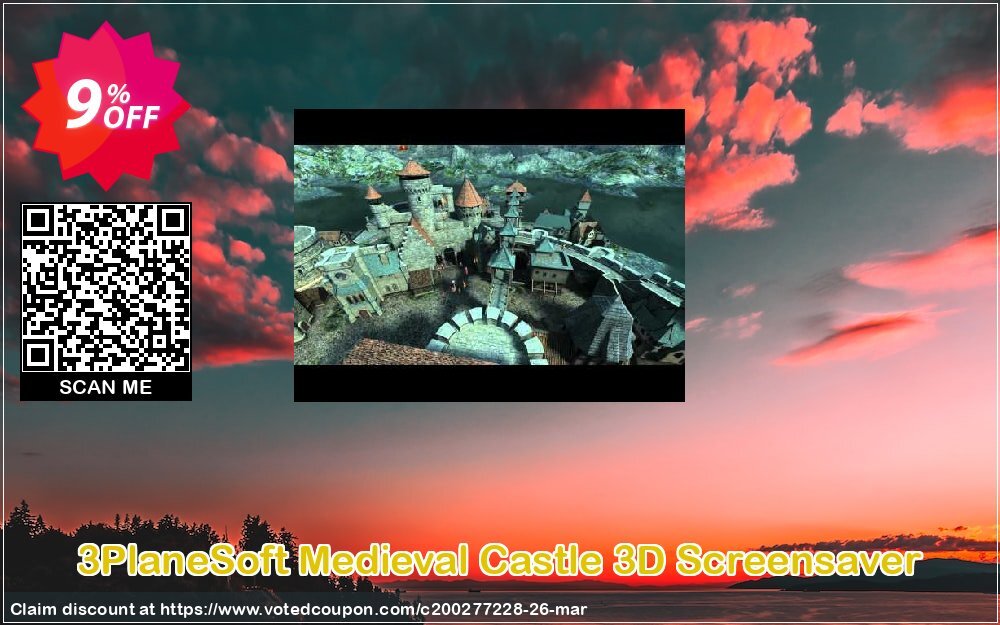 3PlaneSoft Medieval Castle 3D Screensaver Coupon, discount 3PlaneSoft Medieval Castle 3D Screensaver Coupon. Promotion: 3PlaneSoft Medieval Castle 3D Screensaver offer discount