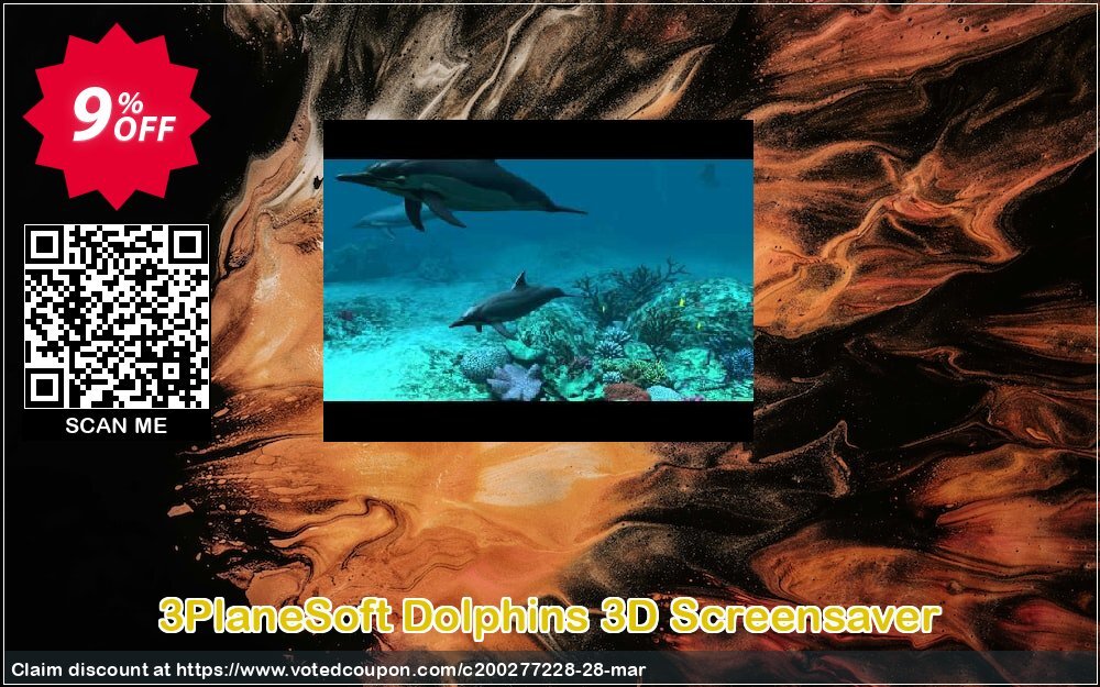 3PlaneSoft Dolphins 3D Screensaver Coupon Code May 2024, 9% OFF - VotedCoupon