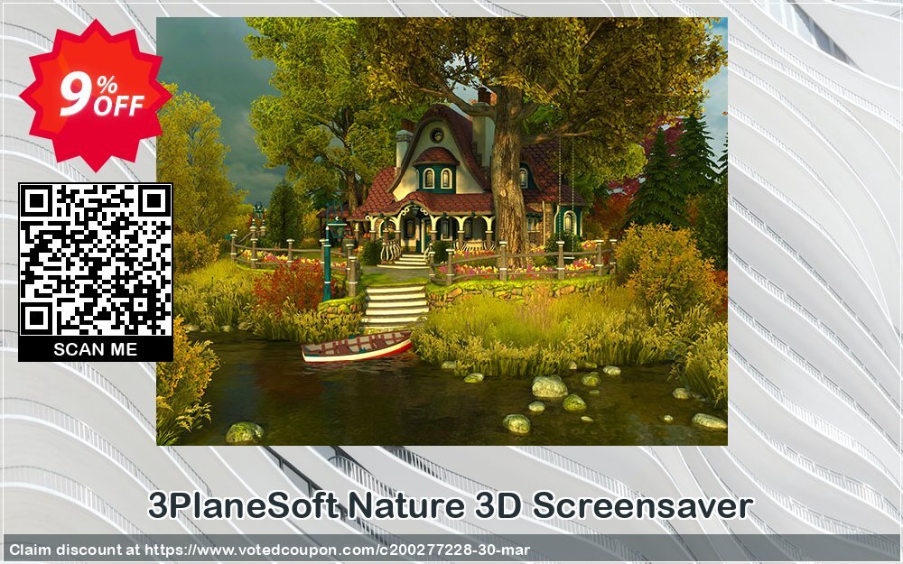 3PlaneSoft Nature 3D Screensaver Coupon Code May 2024, 9% OFF - VotedCoupon