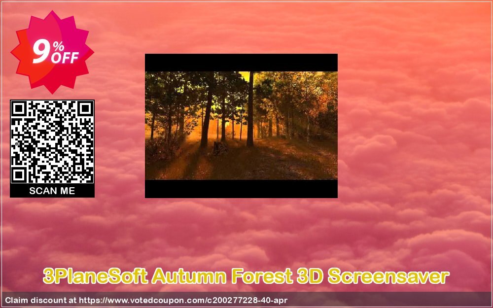 3PlaneSoft Autumn Forest 3D Screensaver Coupon, discount 3PlaneSoft Autumn Forest 3D Screensaver Coupon. Promotion: 3PlaneSoft Autumn Forest 3D Screensaver offer discount