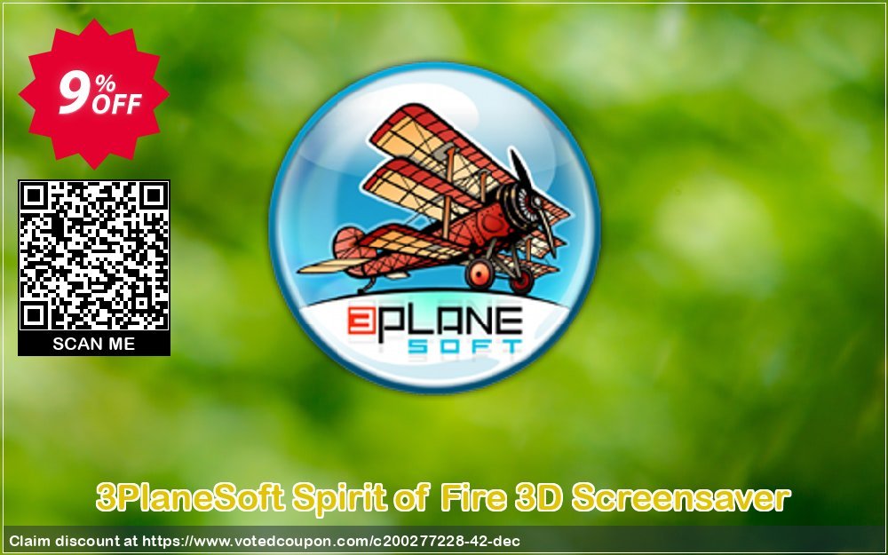 3PlaneSoft Spirit of Fire 3D Screensaver Coupon Code May 2024, 9% OFF - VotedCoupon