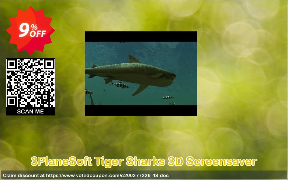3PlaneSoft Tiger Sharks 3D Screensaver