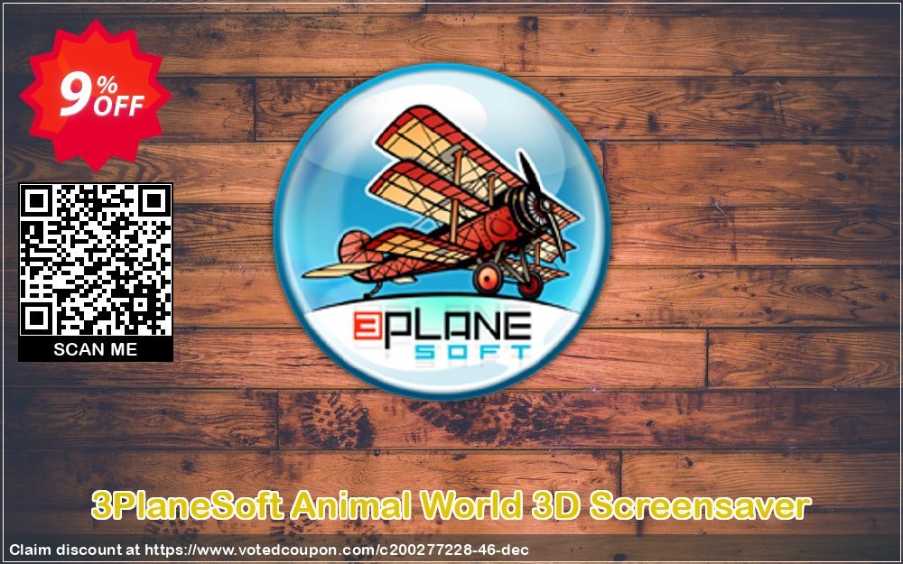 3PlaneSoft Animal World 3D Screensaver Coupon Code May 2024, 9% OFF - VotedCoupon
