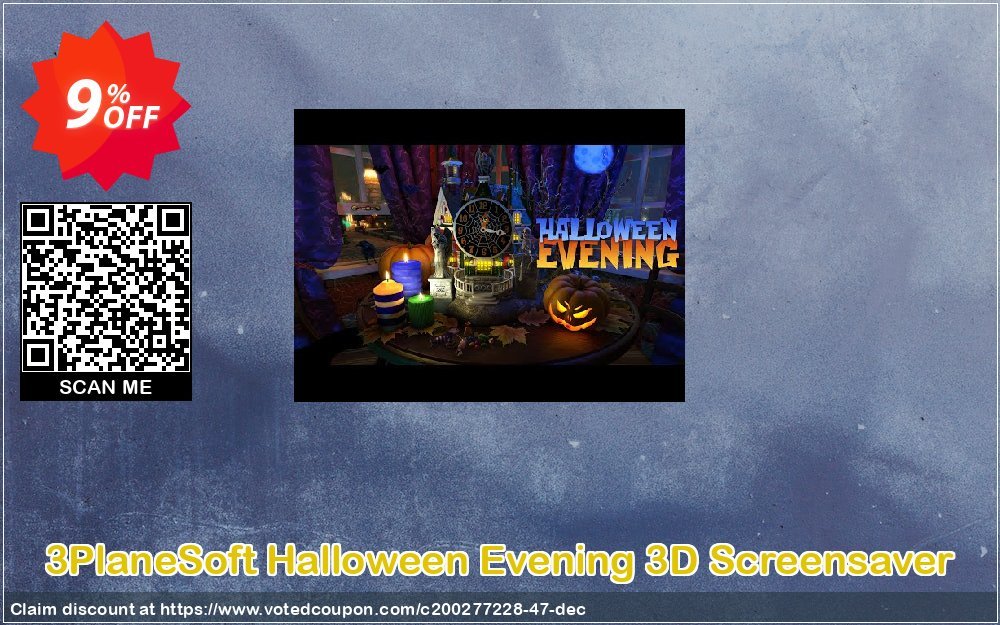 3PlaneSoft Halloween Evening 3D Screensaver Coupon Code Apr 2024, 9% OFF - VotedCoupon
