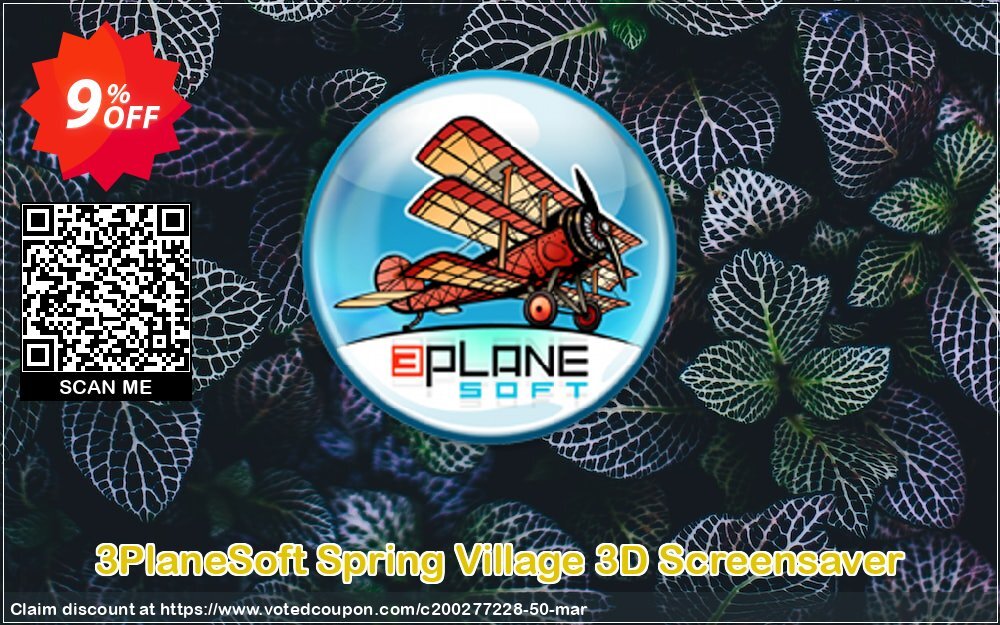 3PlaneSoft Spring Village 3D Screensaver