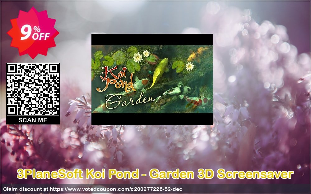 3PlaneSoft Koi Pond - Garden 3D Screensaver Coupon Code Apr 2024, 9% OFF - VotedCoupon