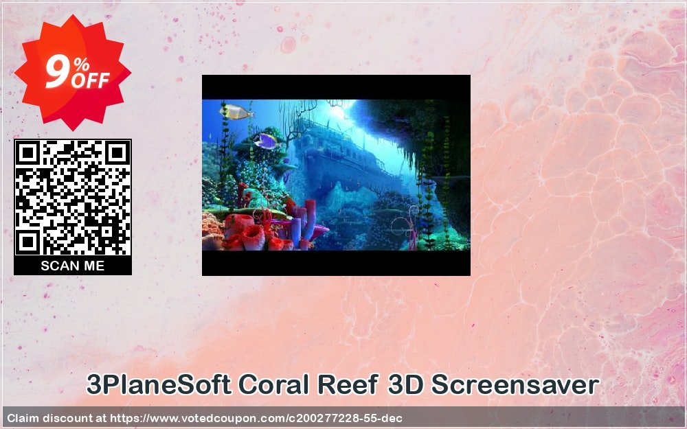 3PlaneSoft Coral Reef 3D Screensaver Coupon Code May 2024, 9% OFF - VotedCoupon
