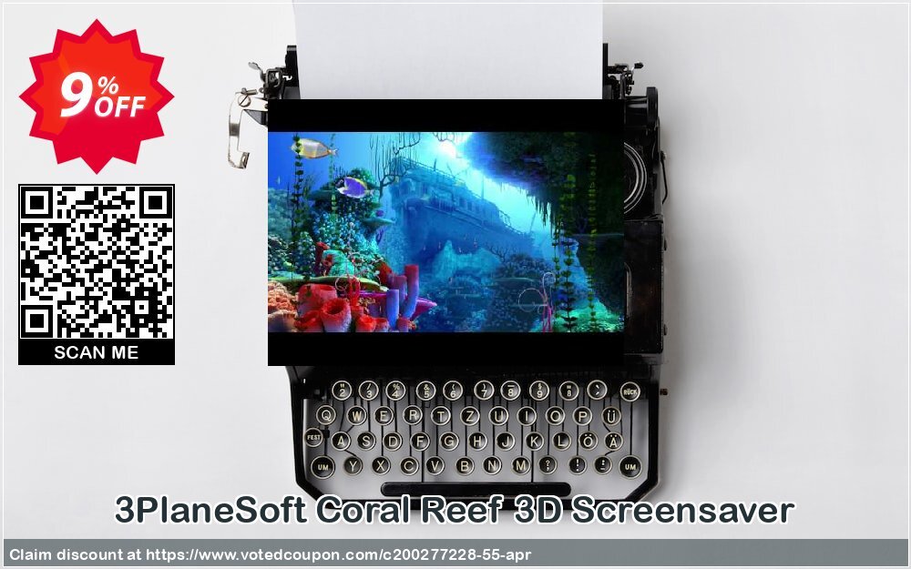 3PlaneSoft Coral Reef 3D Screensaver Coupon Code Apr 2024, 9% OFF - VotedCoupon