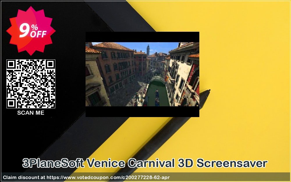 3PlaneSoft Venice Carnival 3D Screensaver Coupon Code Apr 2024, 9% OFF - VotedCoupon