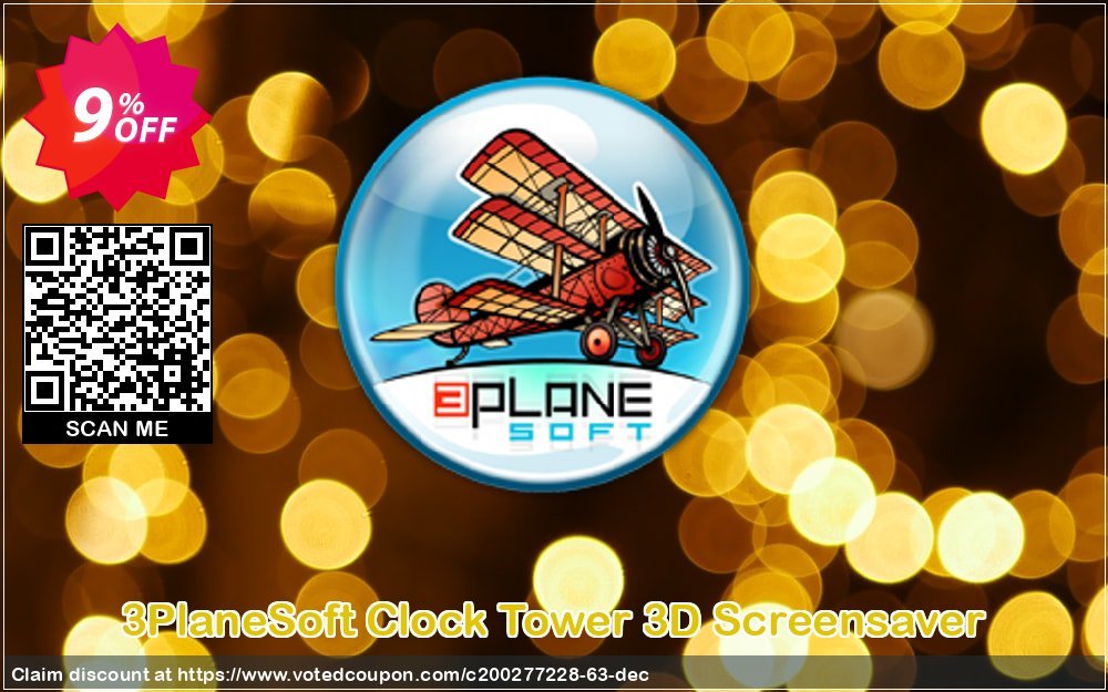 3PlaneSoft Clock Tower 3D Screensaver Coupon, discount 3PlaneSoft Clock Tower 3D Screensaver Coupon. Promotion: 3PlaneSoft Clock Tower 3D Screensaver offer discount