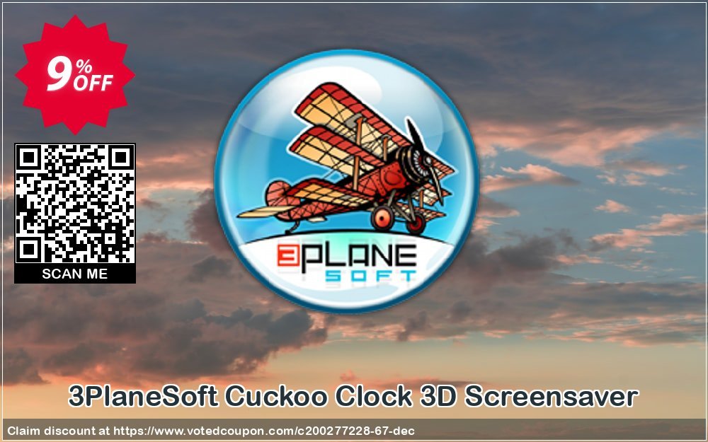 3PlaneSoft Cuckoo Clock 3D Screensaver Coupon, discount 3PlaneSoft Cuckoo Clock 3D Screensaver Coupon. Promotion: 3PlaneSoft Cuckoo Clock 3D Screensaver offer discount