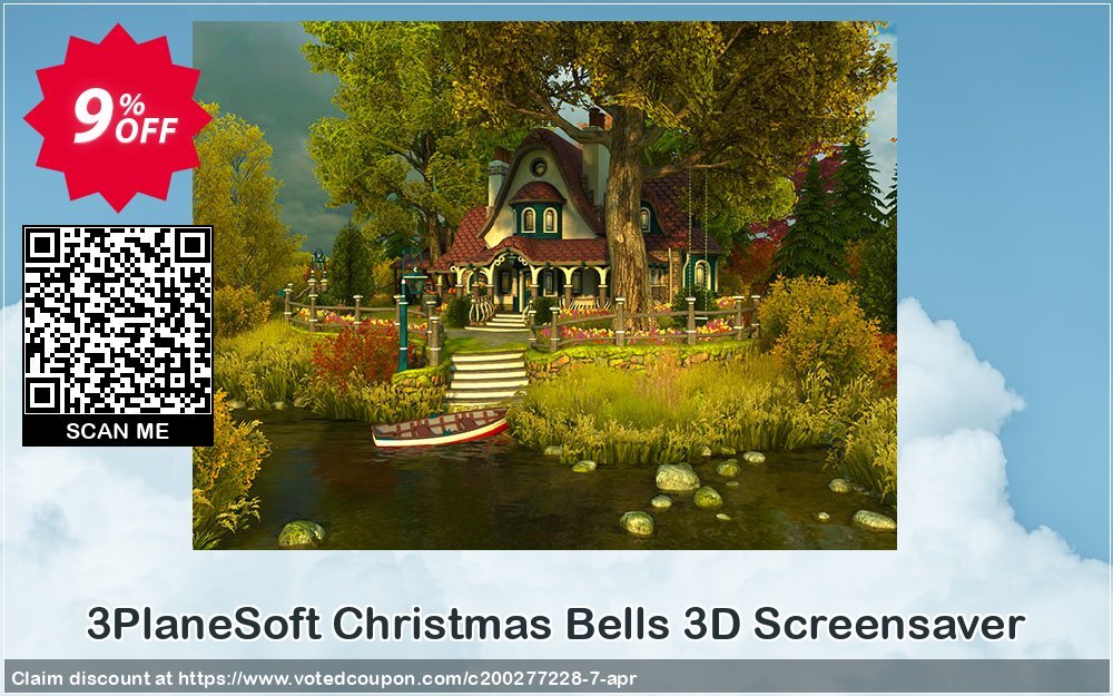 3PlaneSoft Christmas Bells 3D Screensaver Coupon Code Jun 2024, 9% OFF - VotedCoupon