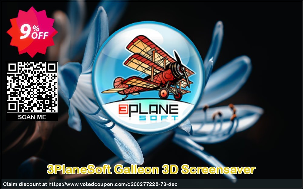 3PlaneSoft Galleon 3D Screensaver Coupon Code Apr 2024, 9% OFF - VotedCoupon