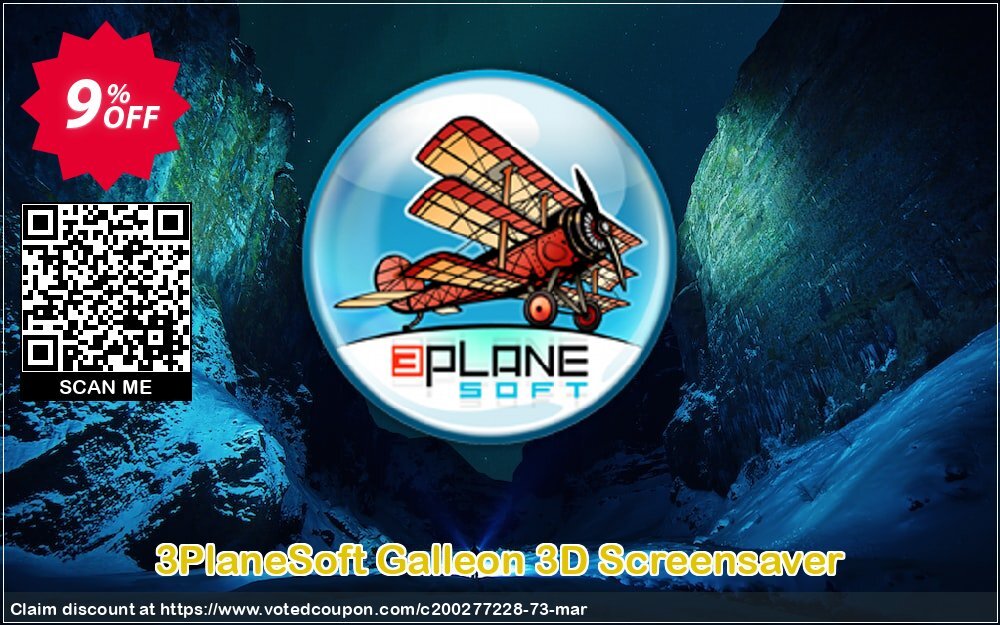 3PlaneSoft Galleon 3D Screensaver